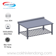 Bàn chế biến 2 tầng, song dưới Bàn chế biến 2 tầng, song dưới