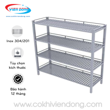 Kệ inox 4 tầng song Kệ inox 4 tầng song
