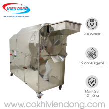 Máy rang hạt VD 30 – Vỏ Inox 201, lồng rang Inox 304 Máy rang hạt VD 30 – Vỏ Inox 201, lồng rang Inox 304