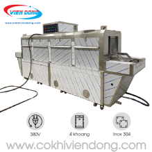 Máy rửa khay cơm công nghiệp 5m Máy rửa khay cơm công nghiệp 5m