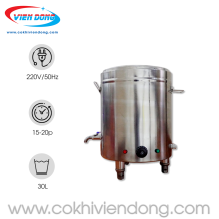 Nồi nấu phở bằng điện 30 lít mâm nhiệt Nồi nấu phở bằng điện 30 lít mâm nhiệt