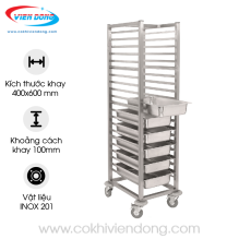 Xe cơm inox Viễn Đông