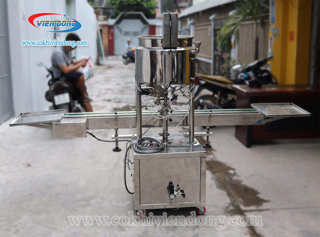 máy chiết rót mật ong