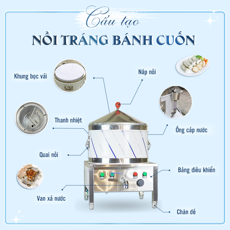 giá nồi tráng bánh cuốn