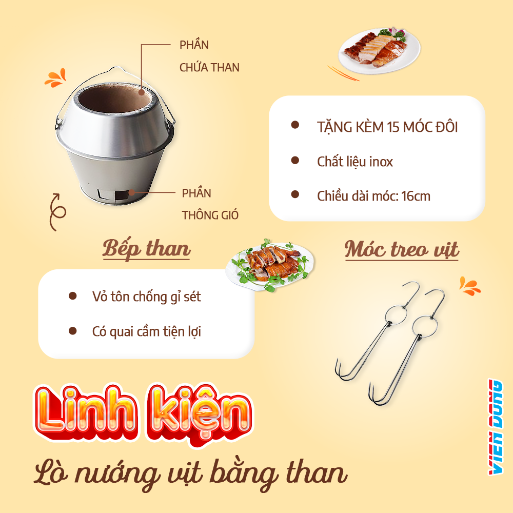 lu nướng vịt