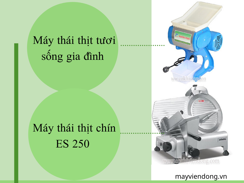 Máy thái thịt tươi sống gia đình