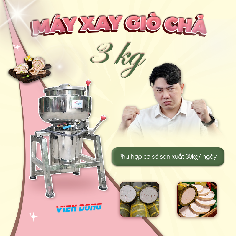 Máy xay giò chả 