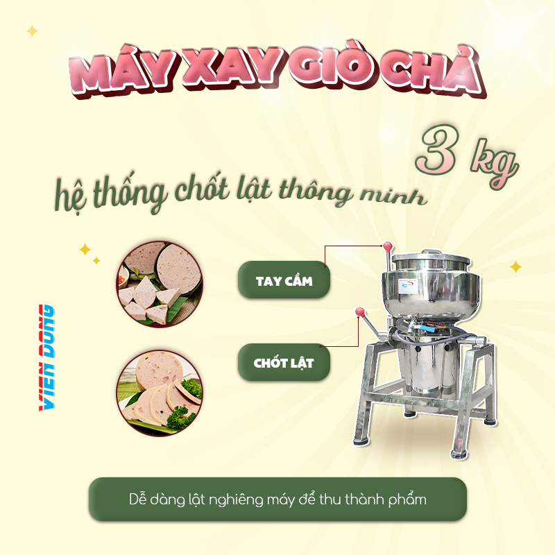 Máy xay giò chả 
