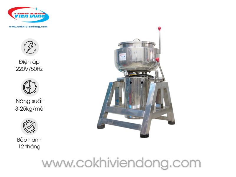 An tâm mua máy xay giò chả 2 lớp 5kg của Viễn Đông