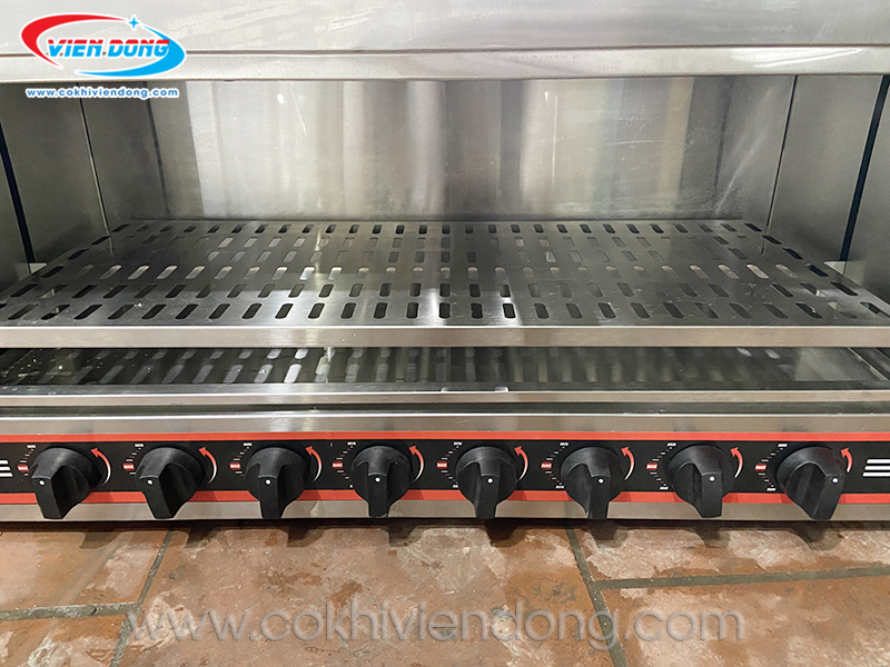 Lò nướng salamander 8 họng