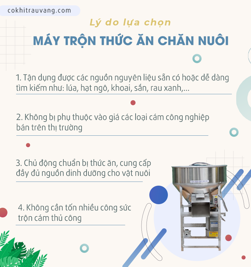 Máy trộn thức ăn chăn nuôi