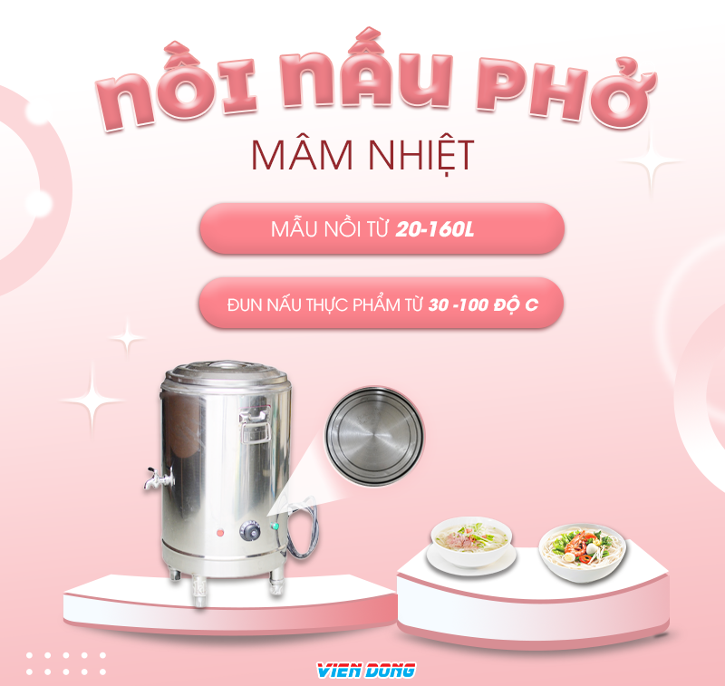 Nồi nấu phở 70 lít Nồi nấu phở 70 lít