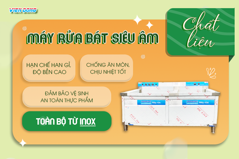 Máy rửa chén siêu âm