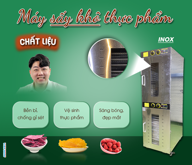 Tủ sấy thực phẩm công nghiệp