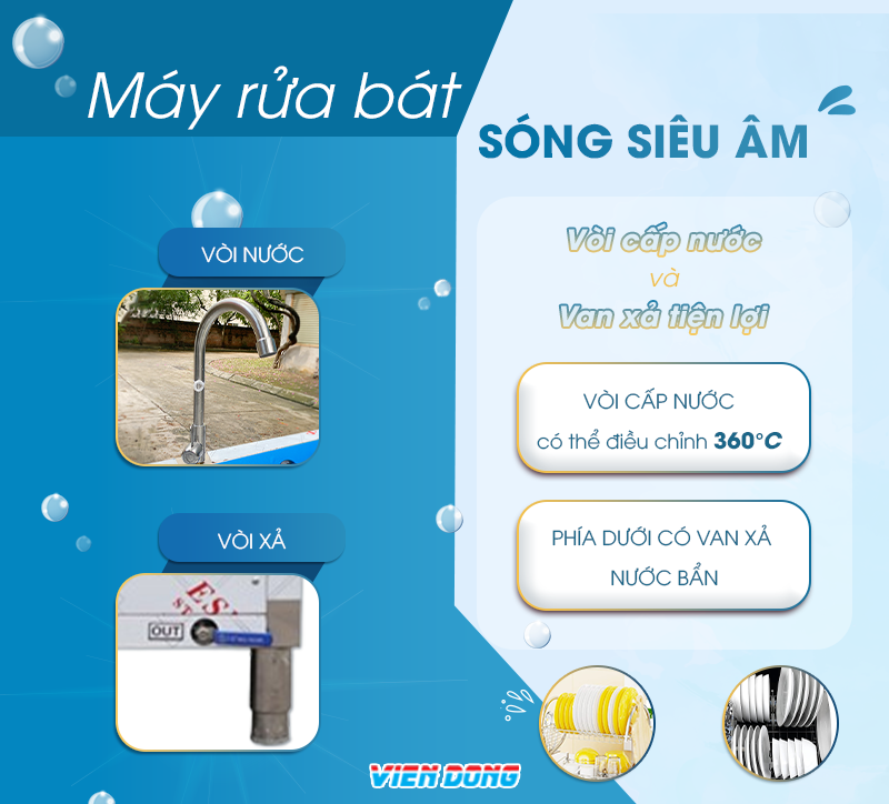 Máy rửa chén sóng siêu âm 