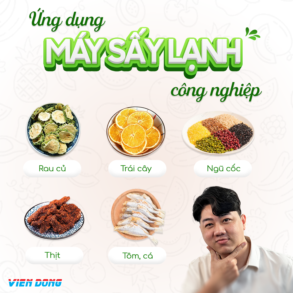 máy  sấy lạnh nông sản 