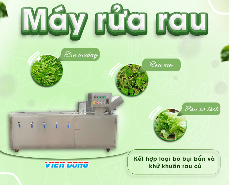 máy rửa rau công nghiệp