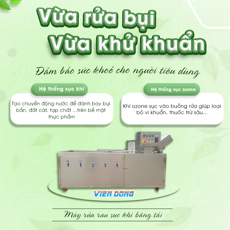 máy rửa rau công nghiệp