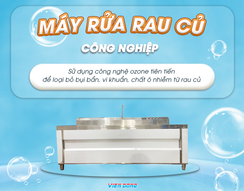 Máy rửa rau củ quả công nghiệp