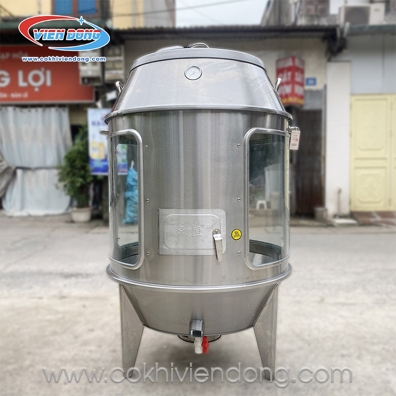 Lò quay gà vịt có kính