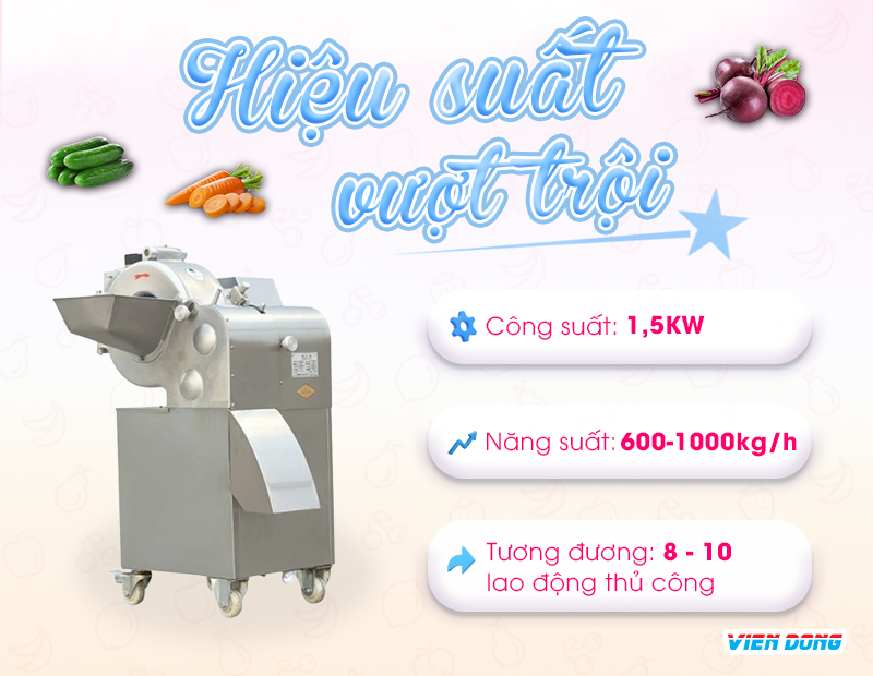Máy cắt rau củ quả hạt lựu CHD100 Máy cắt rau củ quả hạt lựu CHD100