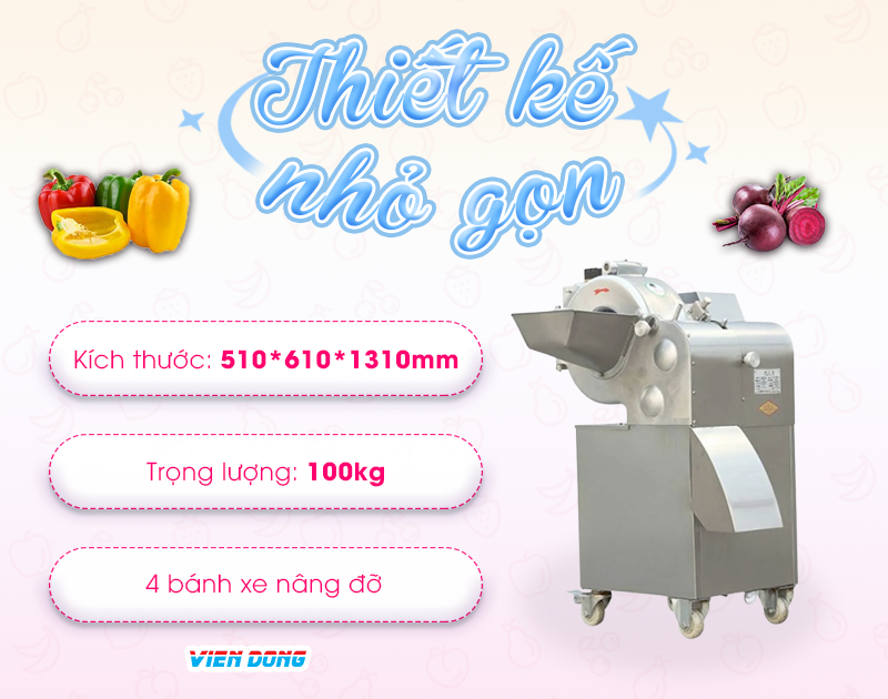 Máy cắt rau củ quả hạt lựu CHD100 Máy cắt rau củ quả hạt lựu CHD100