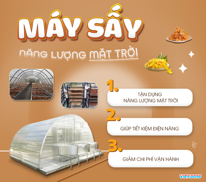 Máy sấy năng lượng mặt trời