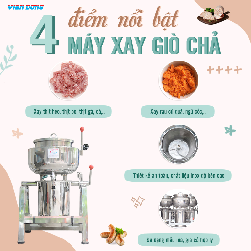máy xay giò công nghiệp