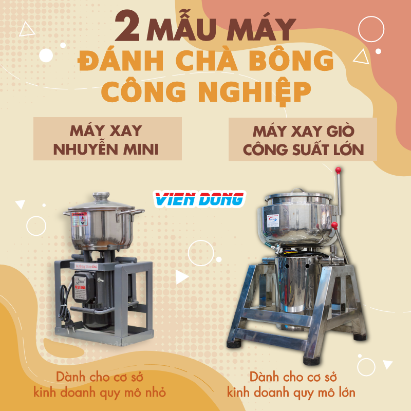 dây chuyền làm chà bông