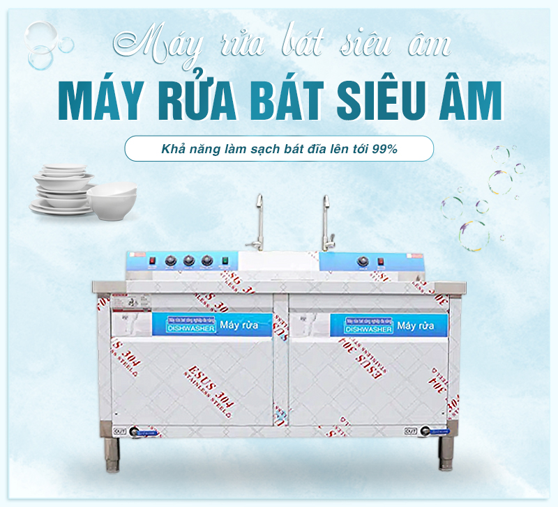 giá máy rửa bát bằng sóng siêu âm