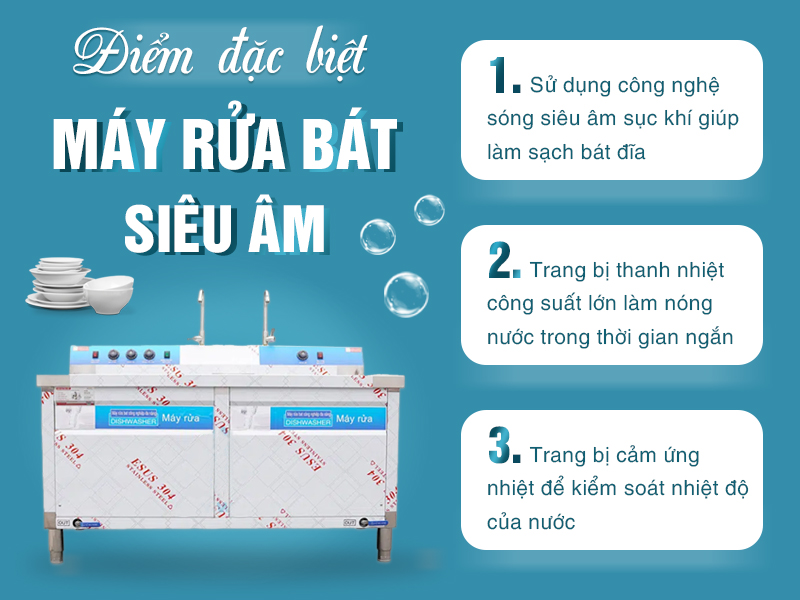 giá máy rửa bát bằng sóng siêu âm