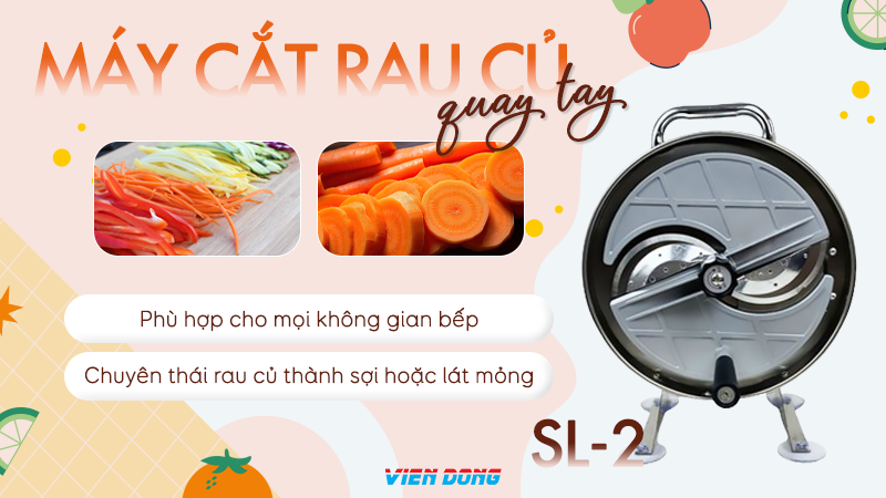 Máy cắt lát rau củ quả