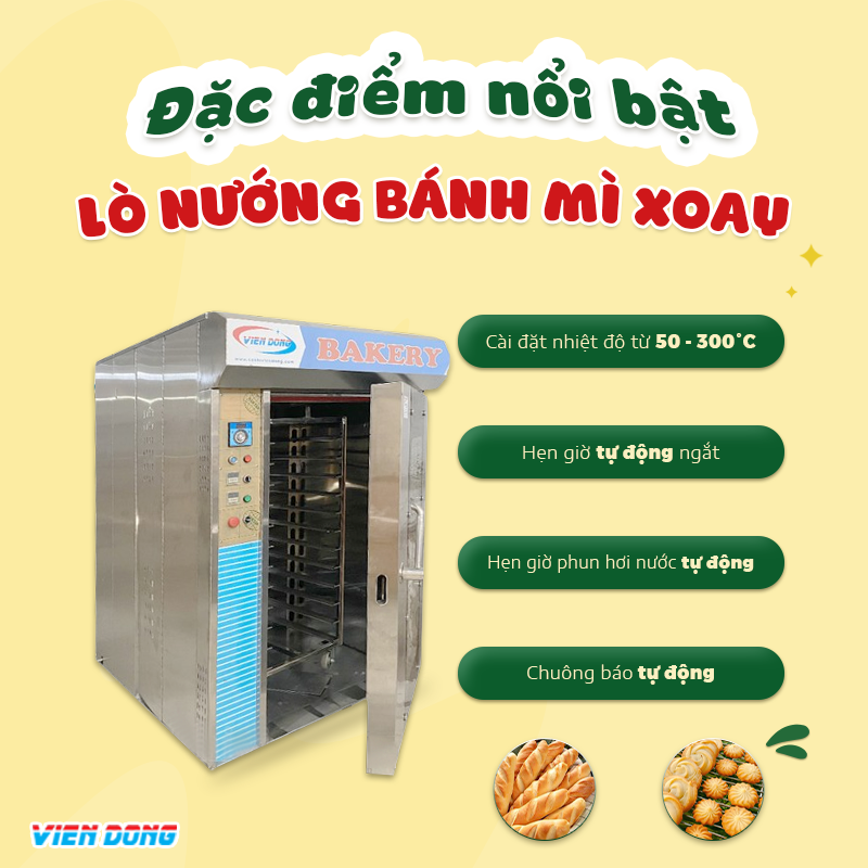 Giá lò nướng bánh mì công nghiệp