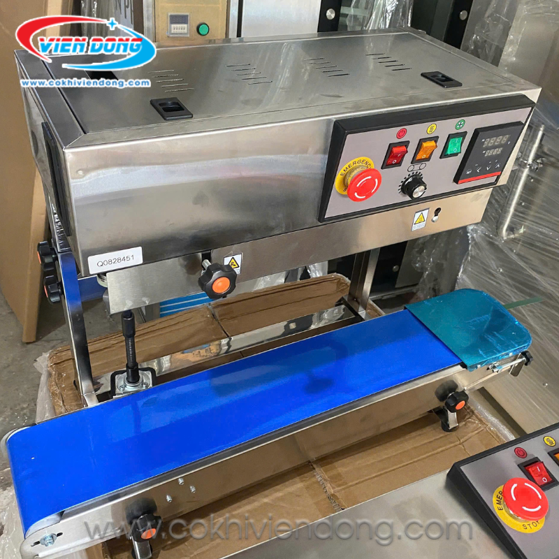 Máy dập miệng túi 