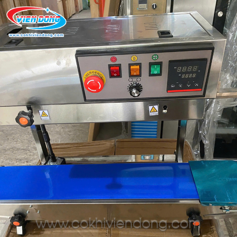 Máy dập miệng túi 