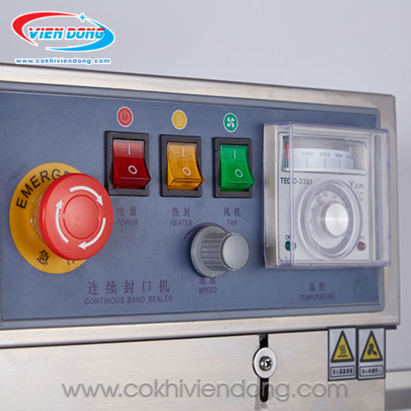 Máy dập miệng túi