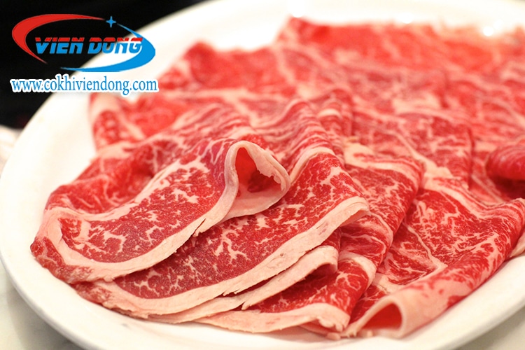 Máy thái thịt bò tái
