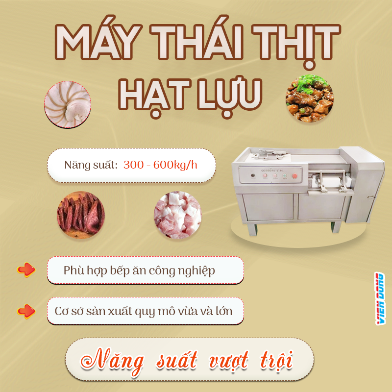 Máy thái thịt hạt lựu Máy thái thịt hạt lựu