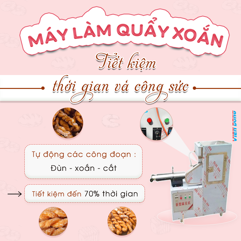 máy làm quẩy xoắn máy làm quẩy xoắn