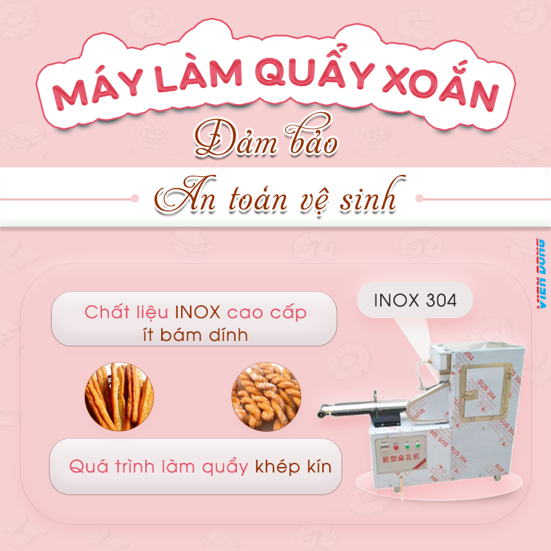 máy làm quẩy xoắn máy làm quẩy xoắn