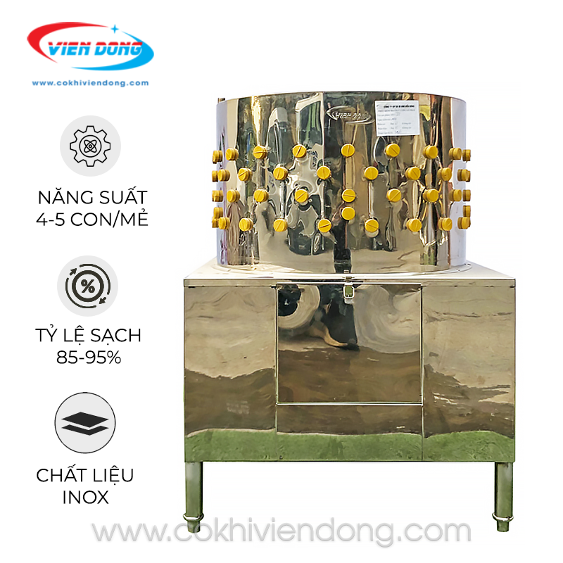 Giá máy vặt lông vịt VD65 mới nhất 2025 – Giải pháp tối ưu cho cơ sở chế biến gia cầm