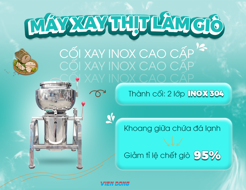 máy xay giò chả 50kg
