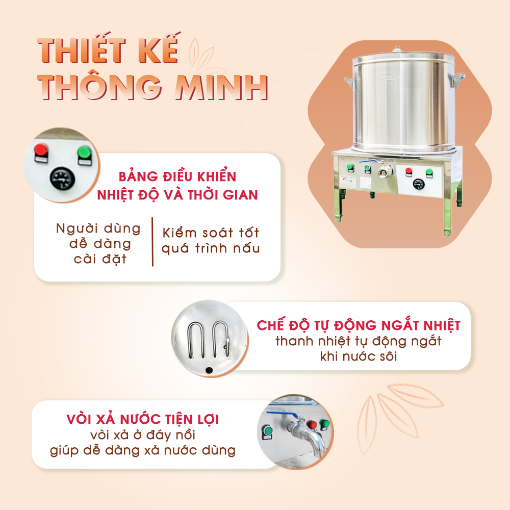 nồi nấu phở 50l