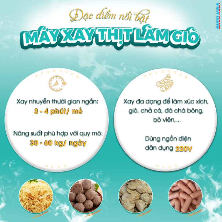 máy xay giò chả 10kg