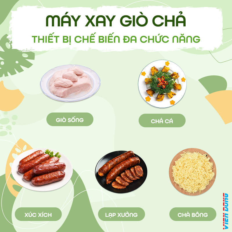 máy xay giò chả 5kg